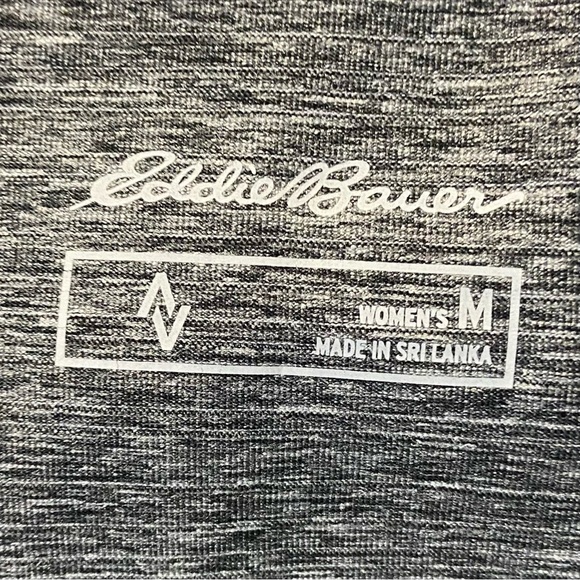 Eddie Bauer women grey tone on tone spandex sleeveless tank top. Size M. Used. - Picture 6 of 8